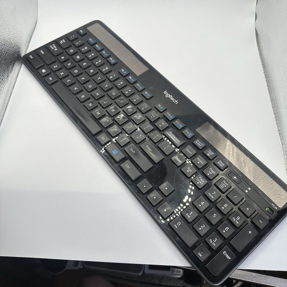 Logitech K750 Wireless Solar Keyboard- NO Receiver - Untested